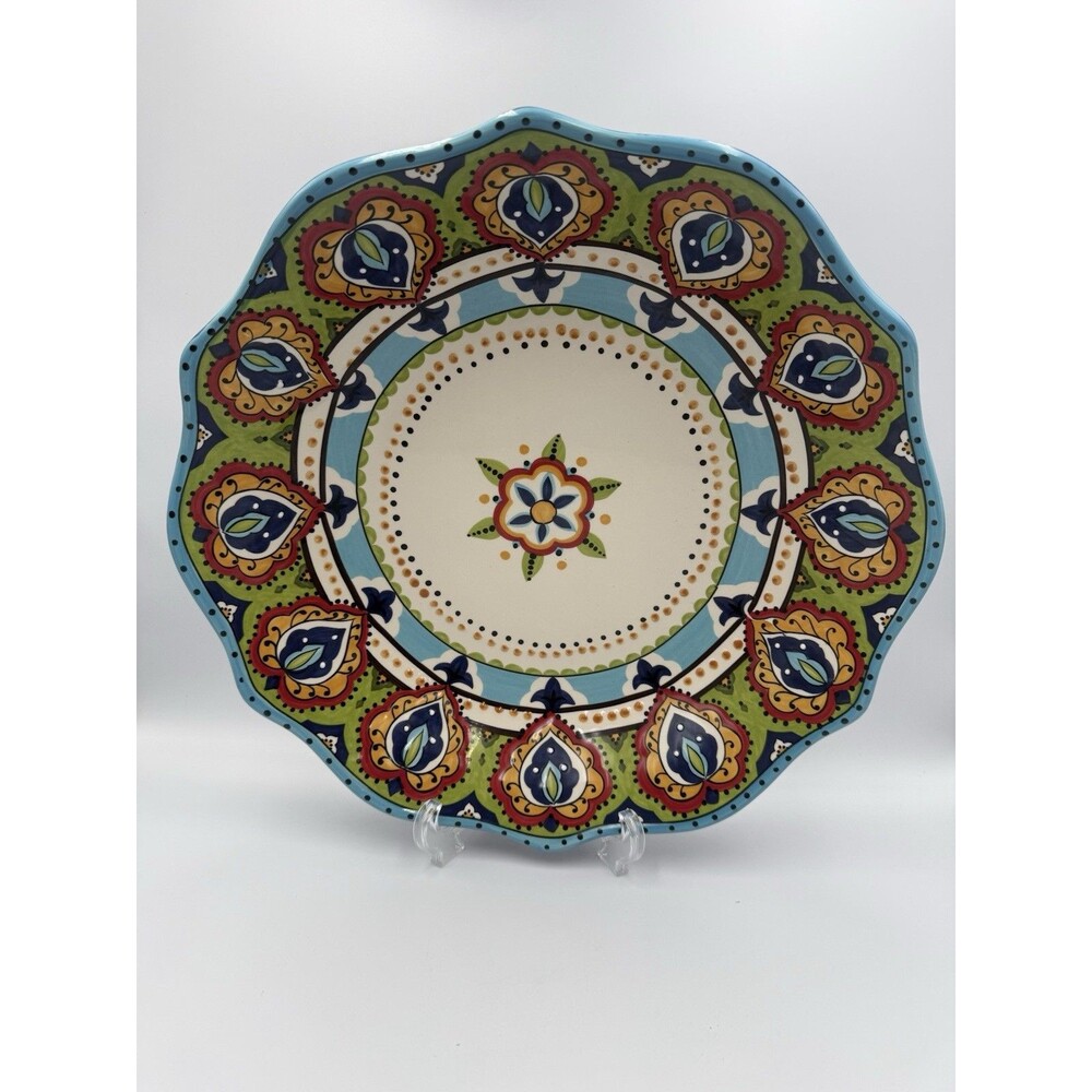 Tabletops Unlimited Bocca Espana 14" Large Round Pasta Bowl - Exc. Cond.